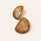 Handmade pink polymer clay earrings by ToBe – photo 2